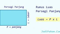 Rumus Mencari Luas Persegi Panjang Adalah